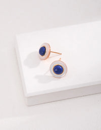 Thumbnail for Blue and White Lapis Lazuli Earrings