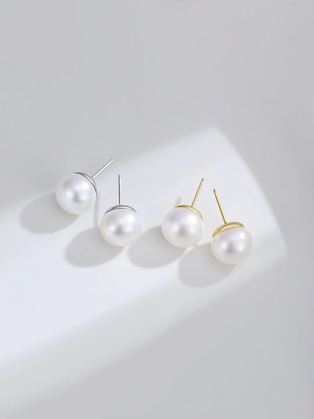 Pure Freshwater Pearl Stud Earrings