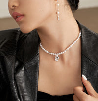 Thumbnail for Pearl Necklace with Delicate Pendant