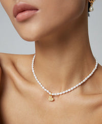 Thumbnail for Heart Pearl Necklace